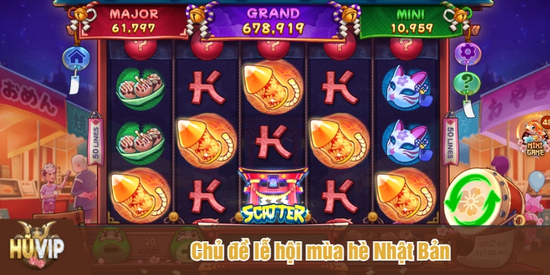 Chủ đề lễ hội mùa hè Nhật Bản