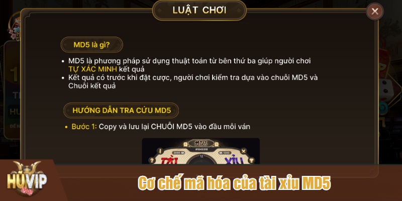 Cơ chế mã hóa của tài xỉu MD5