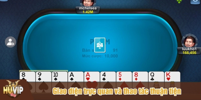 Giao diện trực quan và thao tác thuận tiện
