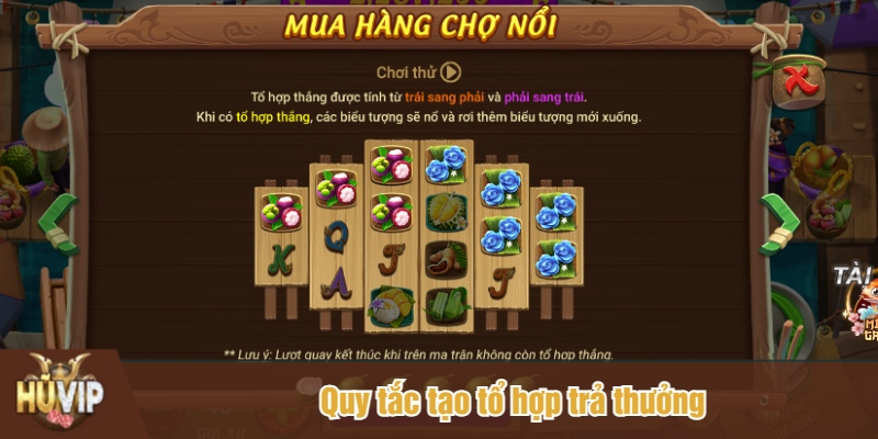 Quy tắc tạo tổ hợp trả thưởng